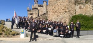 Foto delante del Castillo de Ponferrada