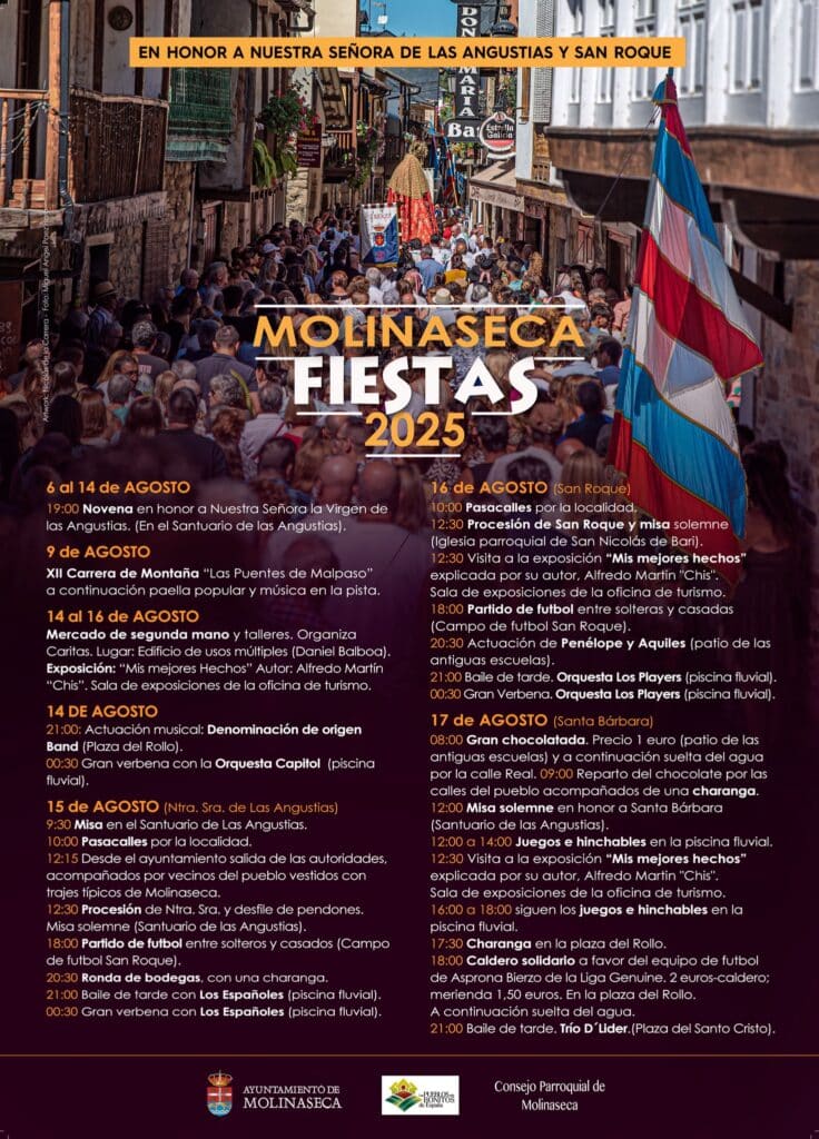 fiestas de molinaseca 2025