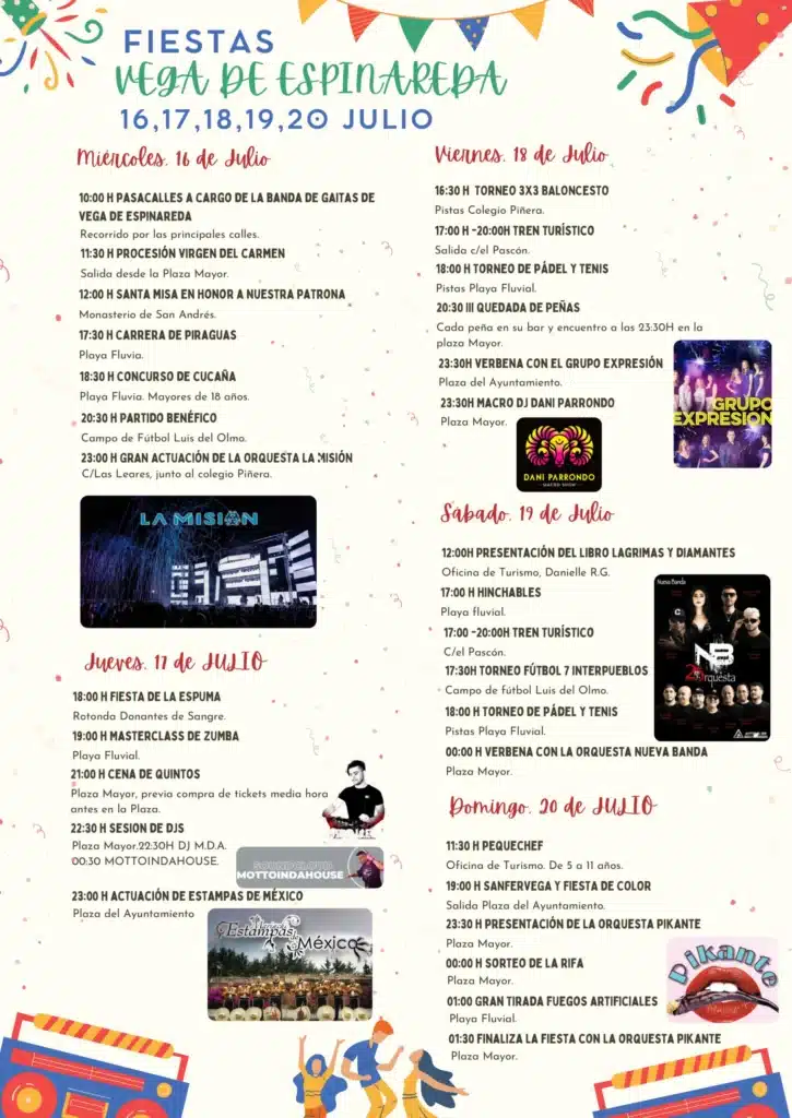 fiestas de vega de espinareda