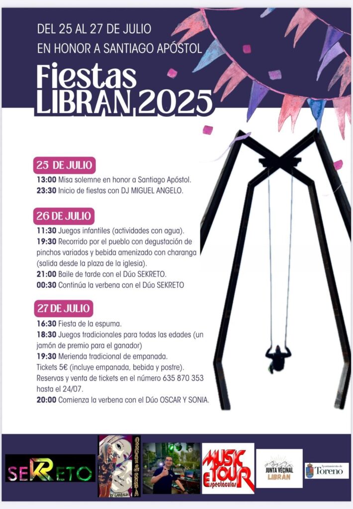 fiestas en Libran 2025