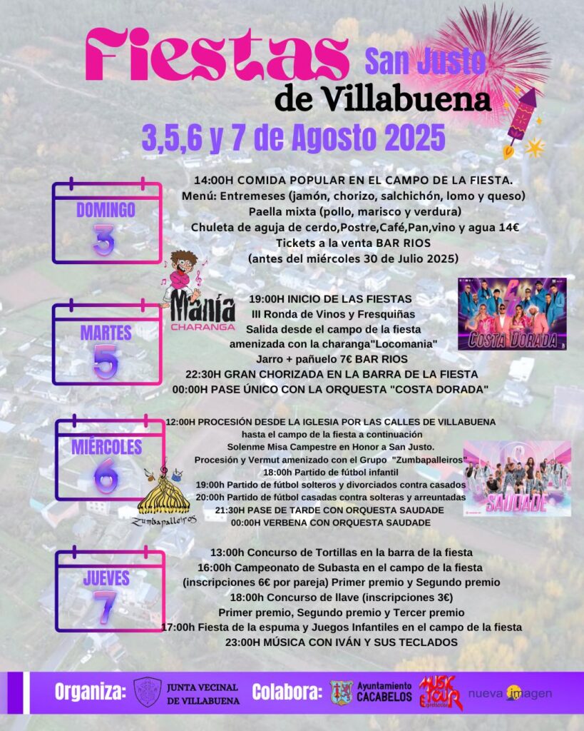 fiestas en villabuena