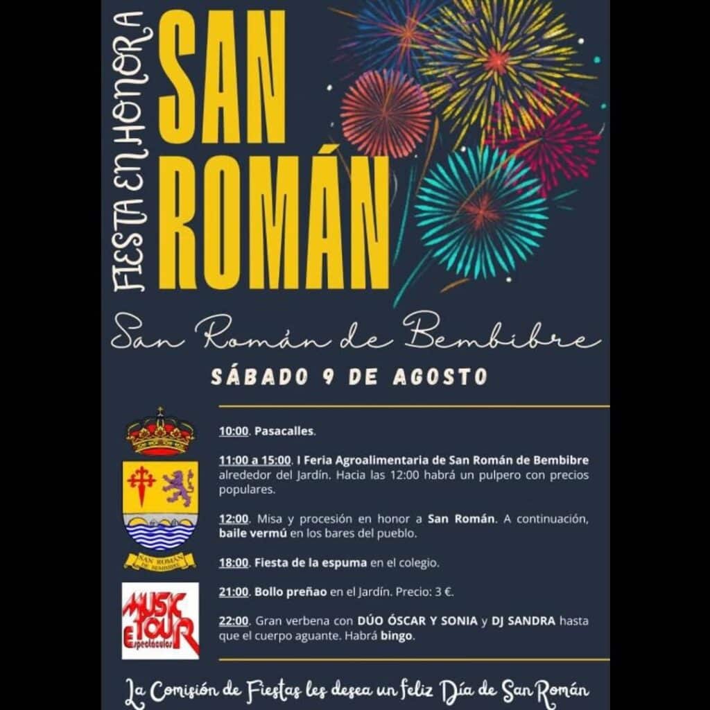 Fiestas en SAN ROMÁN (de Bembibre)