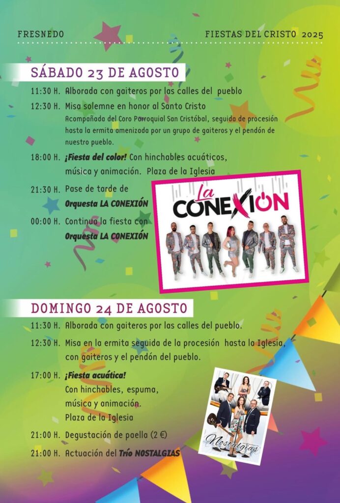 fiestas fresnedo 2025 2