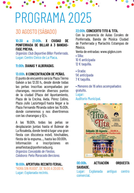 programa 30 de agosto