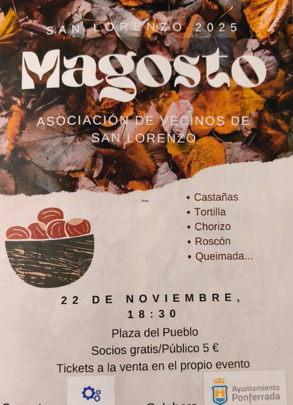 cartel magostos en san lorenzo 2025