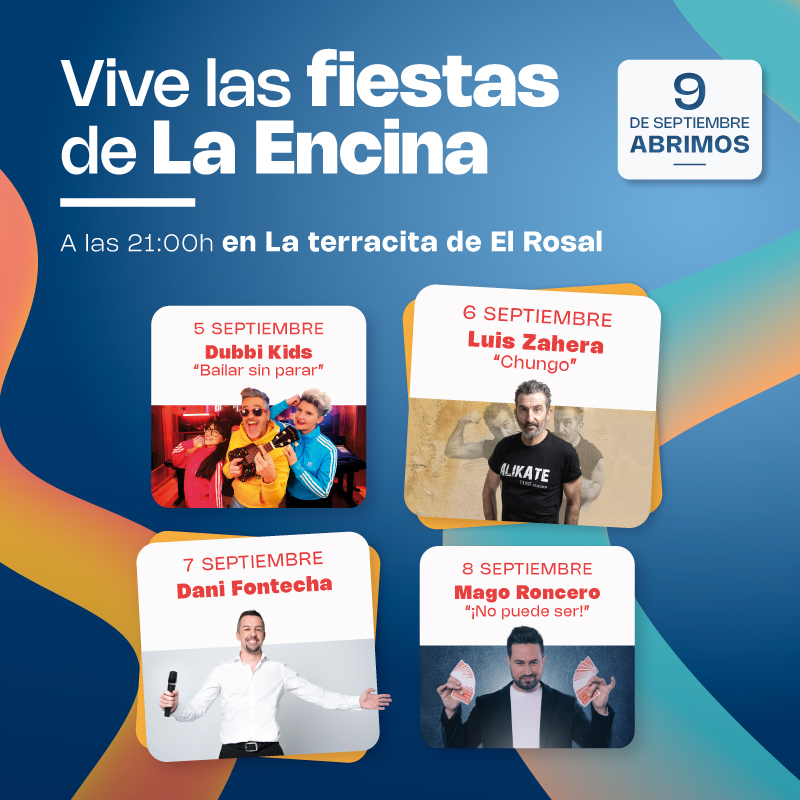 fiestas de la encina 2025 en el rosal