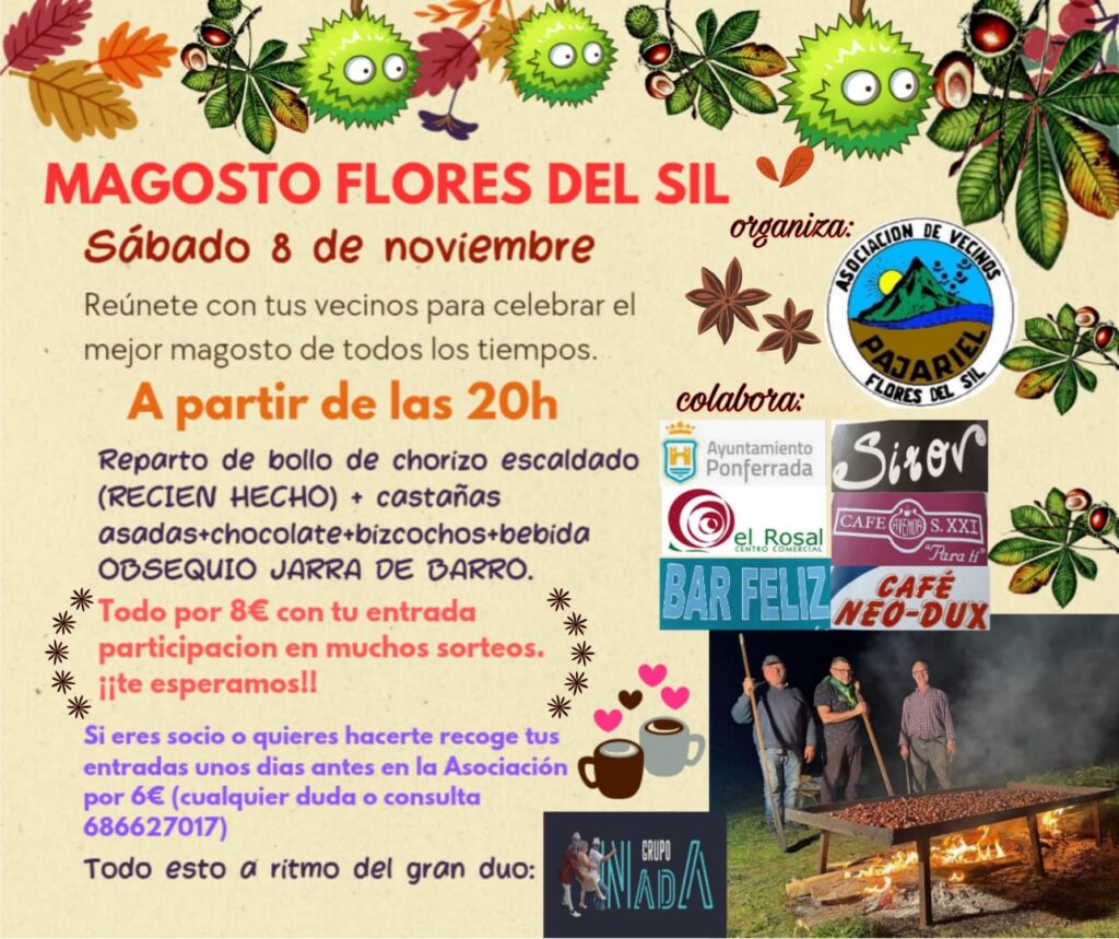 magosto en Flores del Sil 2025