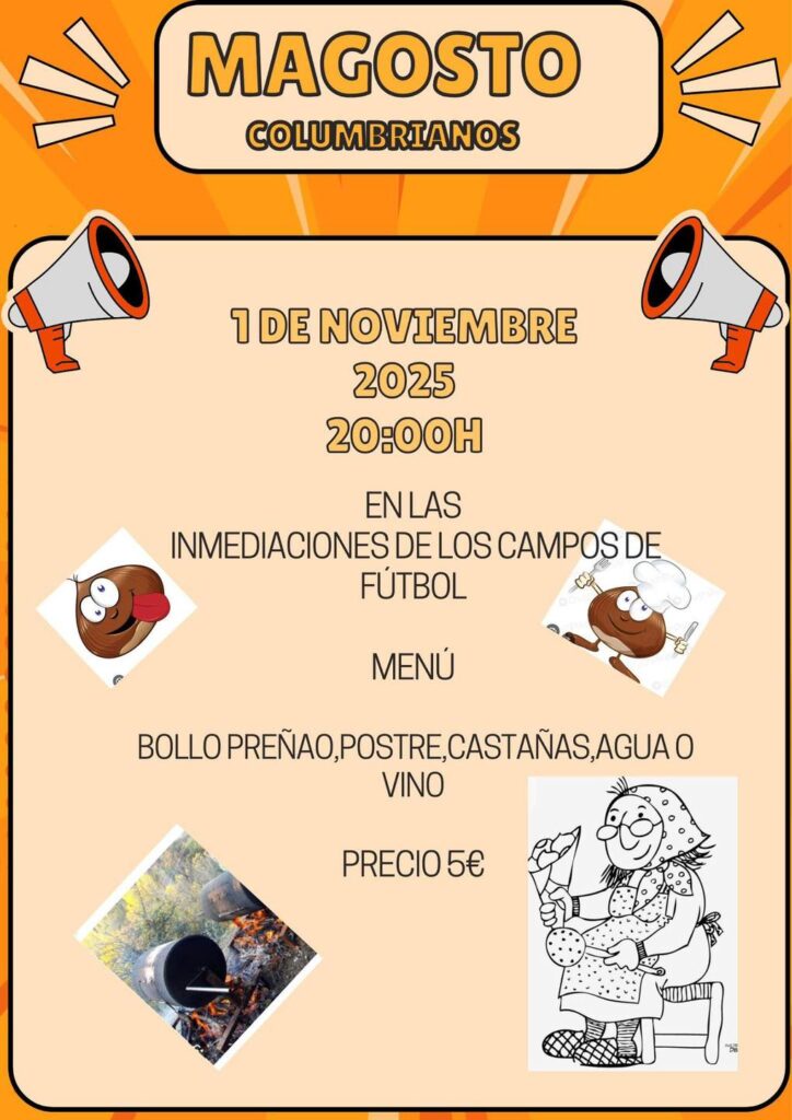 magosto en columbrianos 2025