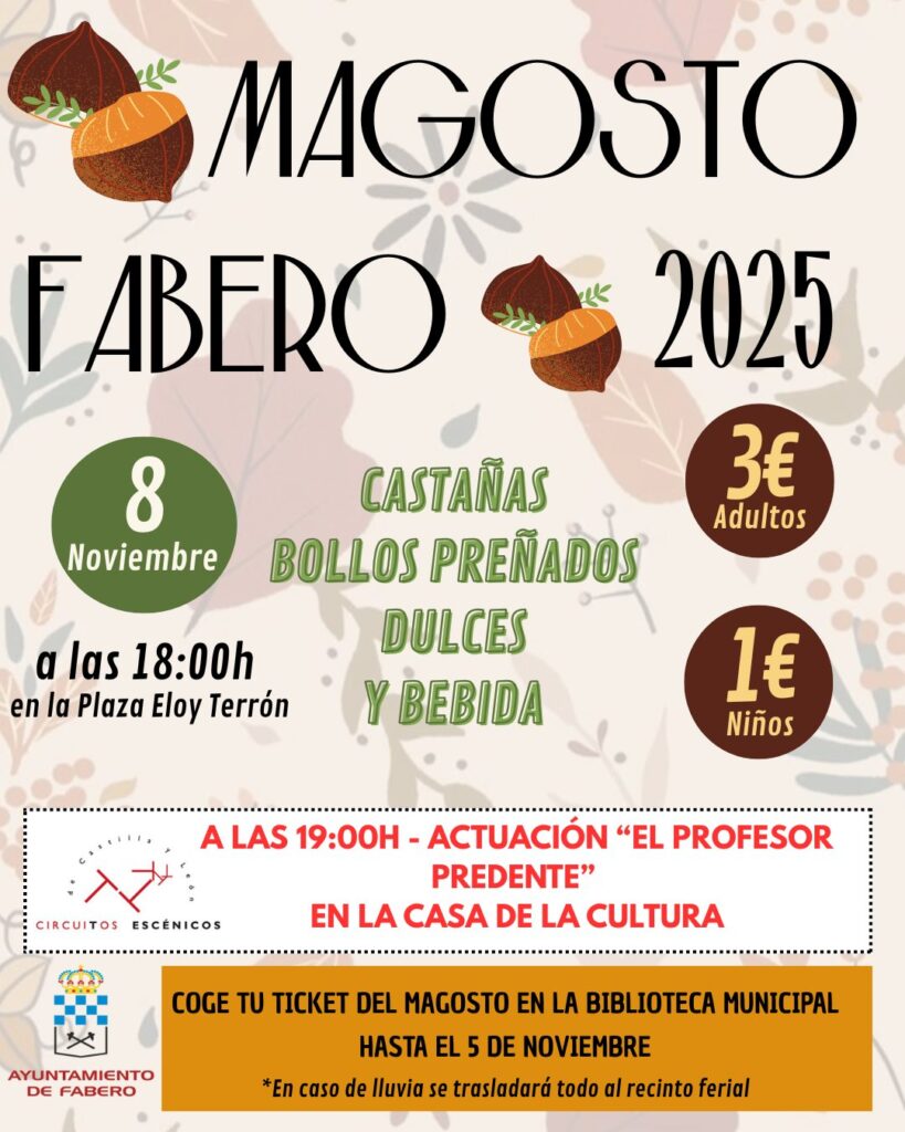 magosto en fabero 2025