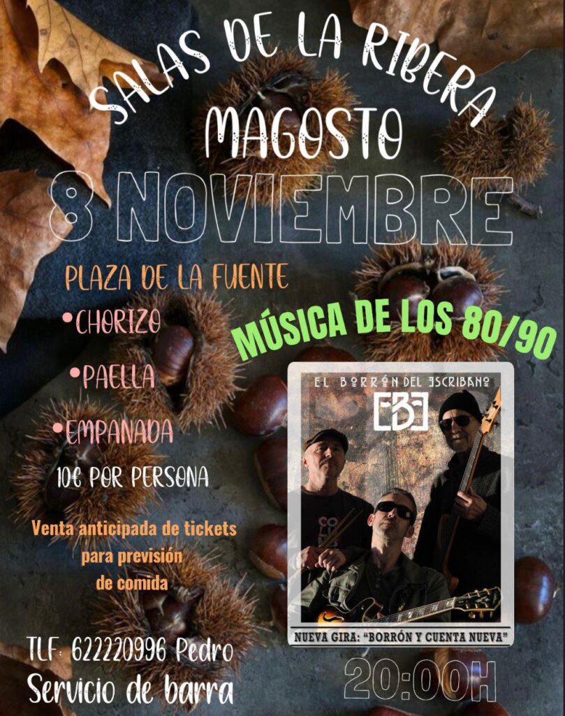 magosto en salas de la ribera