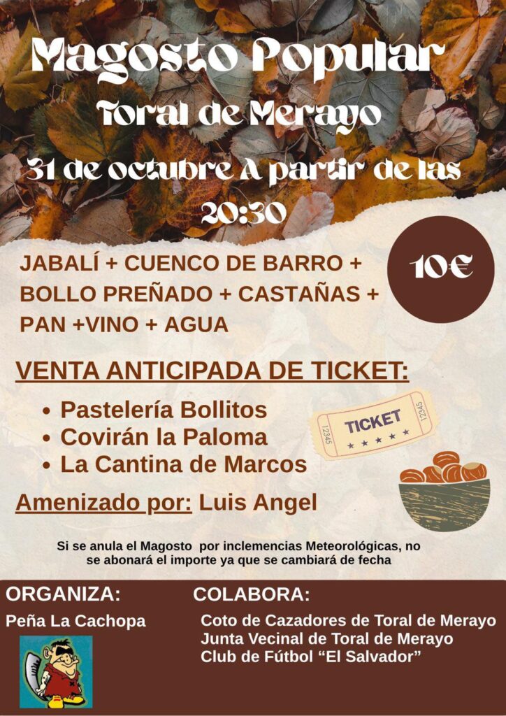 magosto en toral de merayo 2025