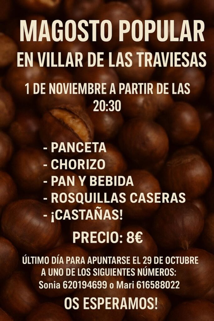 magosto en villar de las traviesas