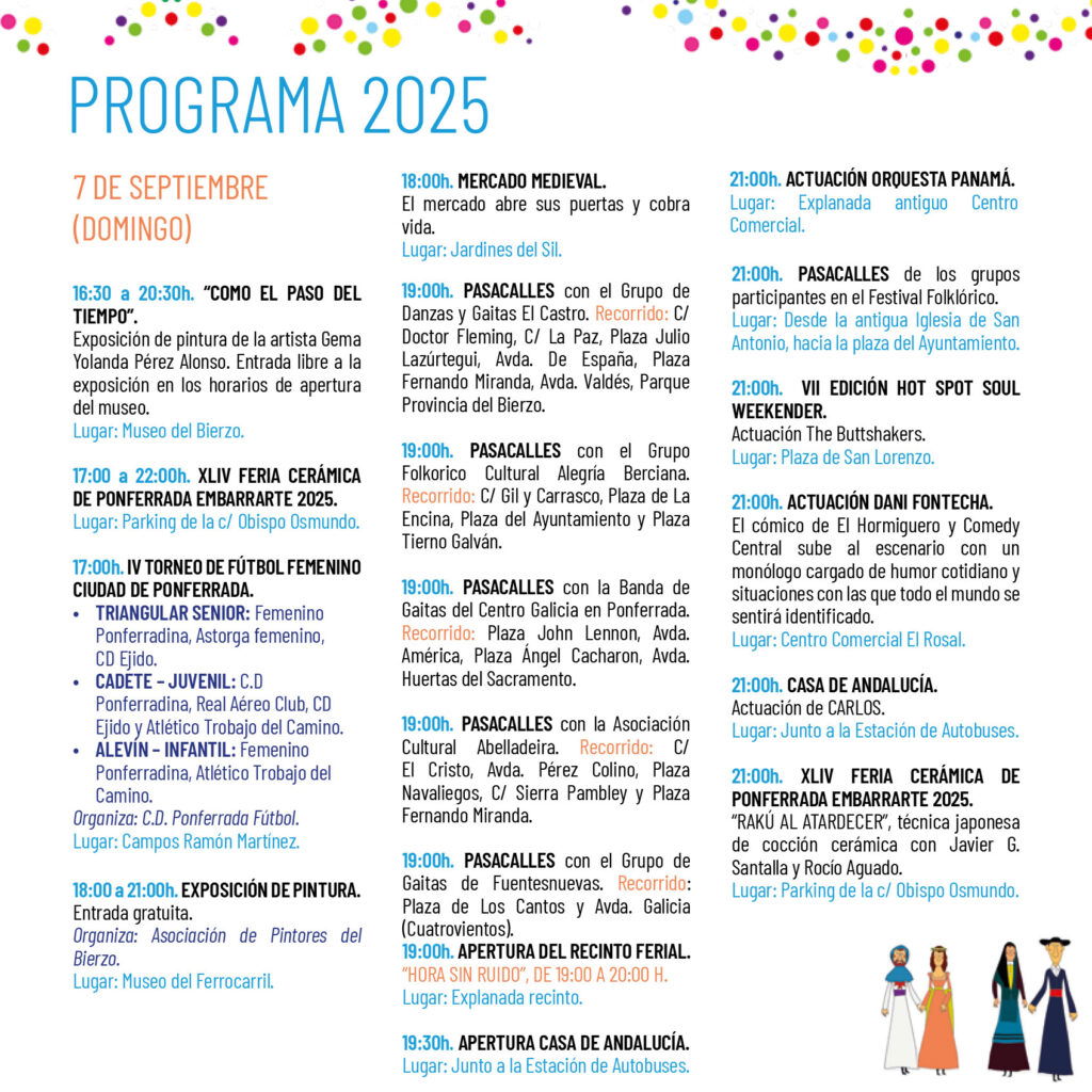 programa 7 septiembre encina 2