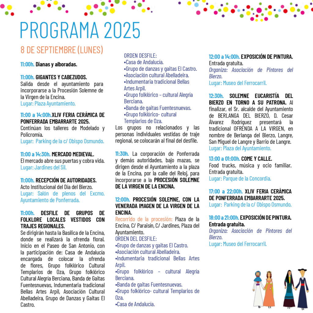 programa 8 septiembre encina