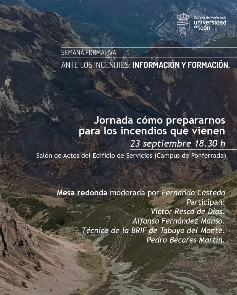 semana Ante los incendios información y formación 2