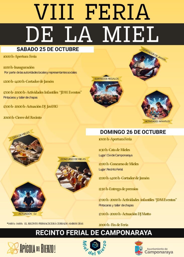 FERIA DE LA MIEL CAMPONARAYA 2025 CARTEL