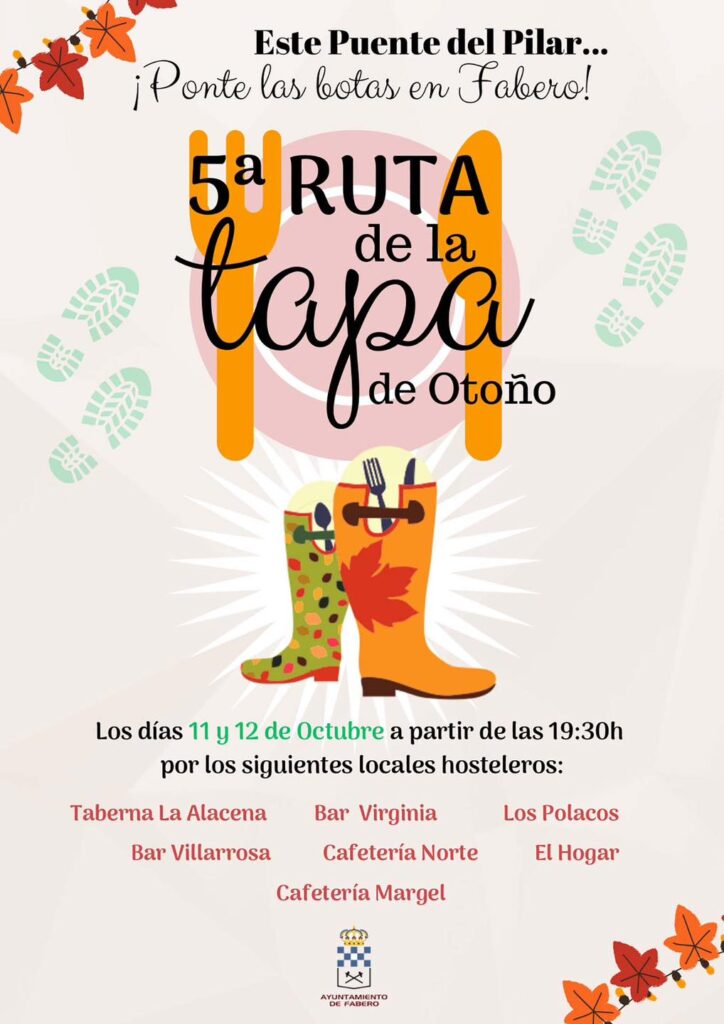 Fabero celebra la V Ruta de la Tapa de Otoño