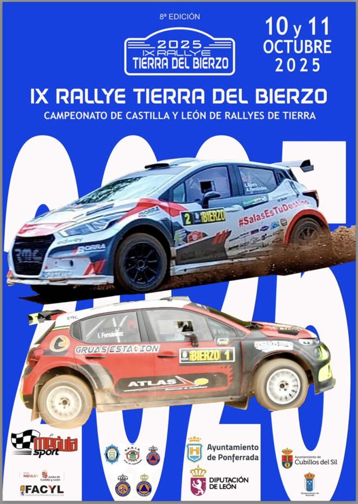 IX Rallye de Tierra del Bierzo 2025 cartel
