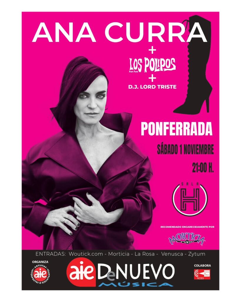 ana curra en ponferada cartel