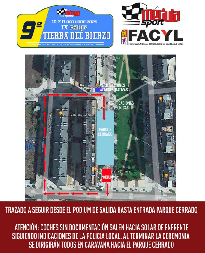 zonas rallye del bierzo 2025