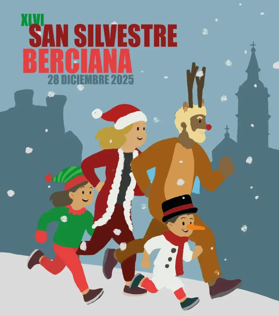 San Silvestre Berciana 2025 cartel