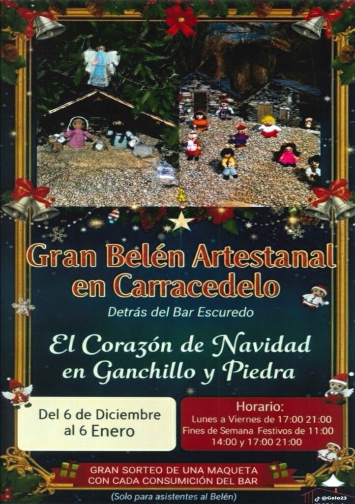 cartel belen en Carracedelo 2025 