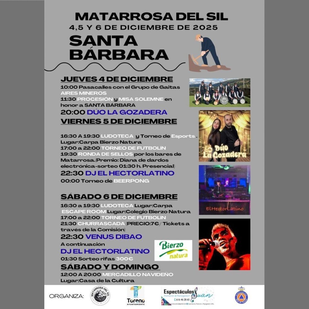santa barbara en matarrosa del sil 2025