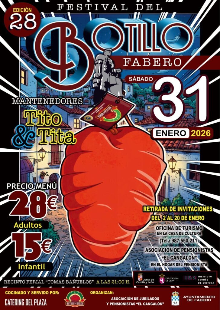Cartel 28º Festival del Botillo de Fabero