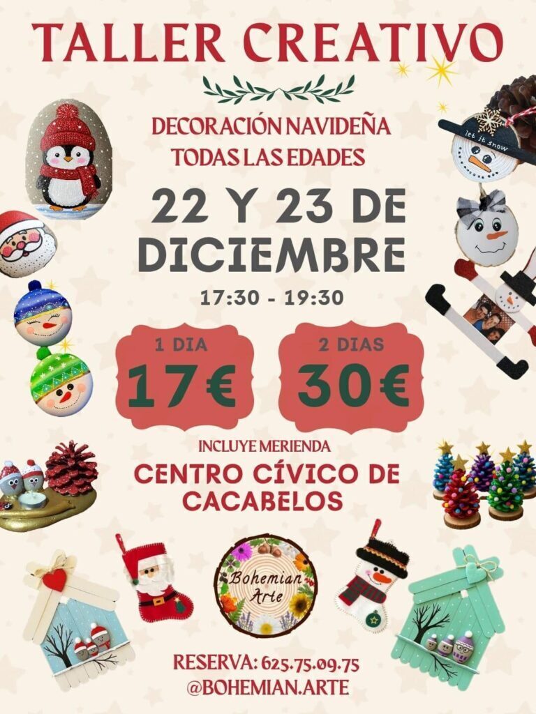 cartel talleres bohemian arte cacabelos