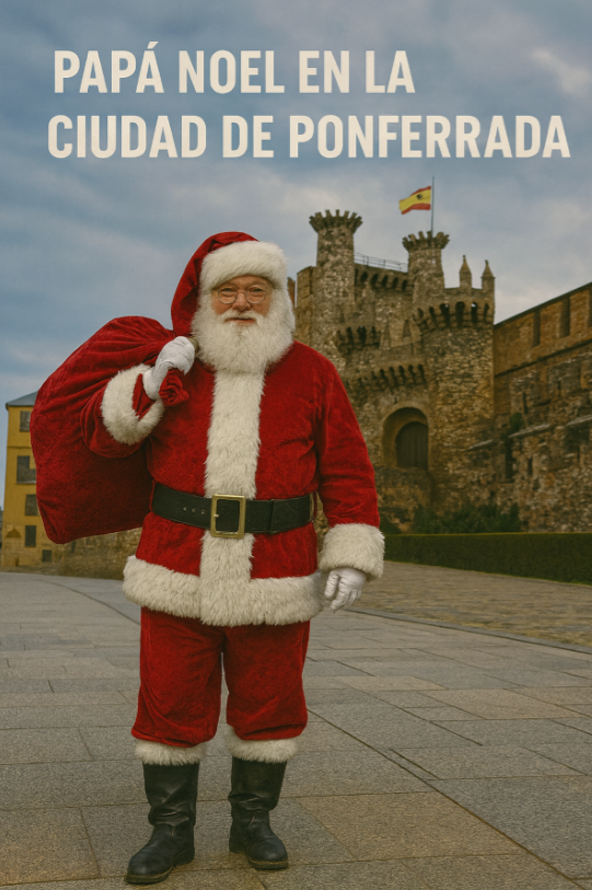 papa noel en ponferrada 2025