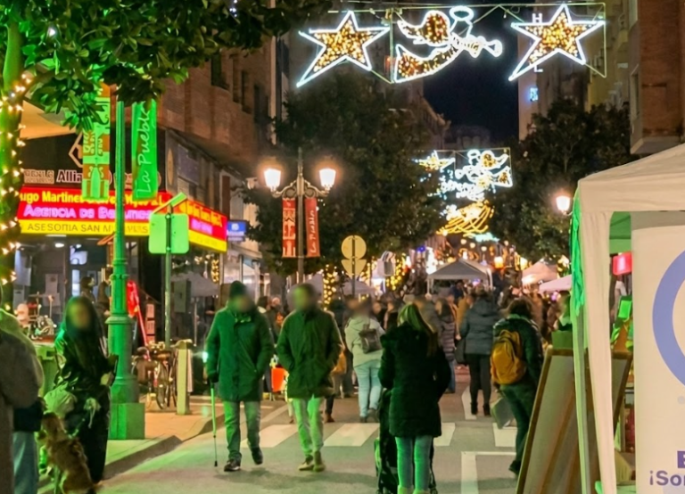 Fiesta de Navidad en la Avenida de La Puebla 2025