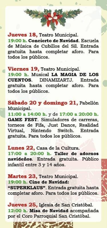 programa cubillos del sil 2025 2