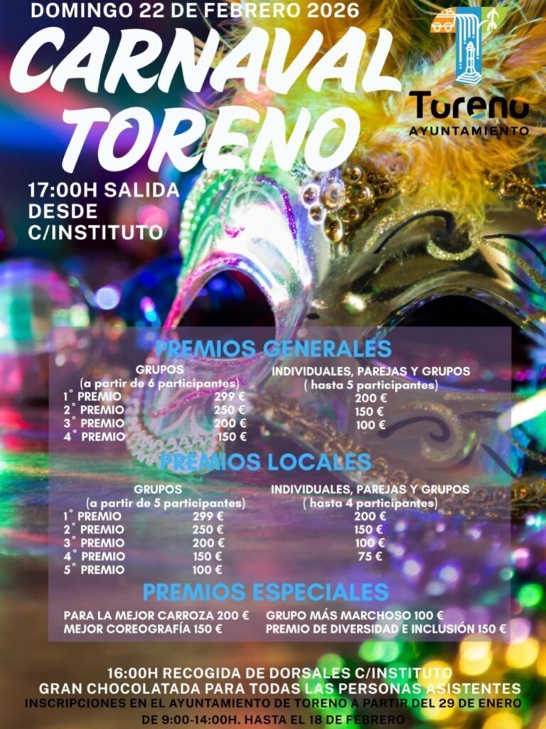 Cartel del Carnaval de Toreno 2026
