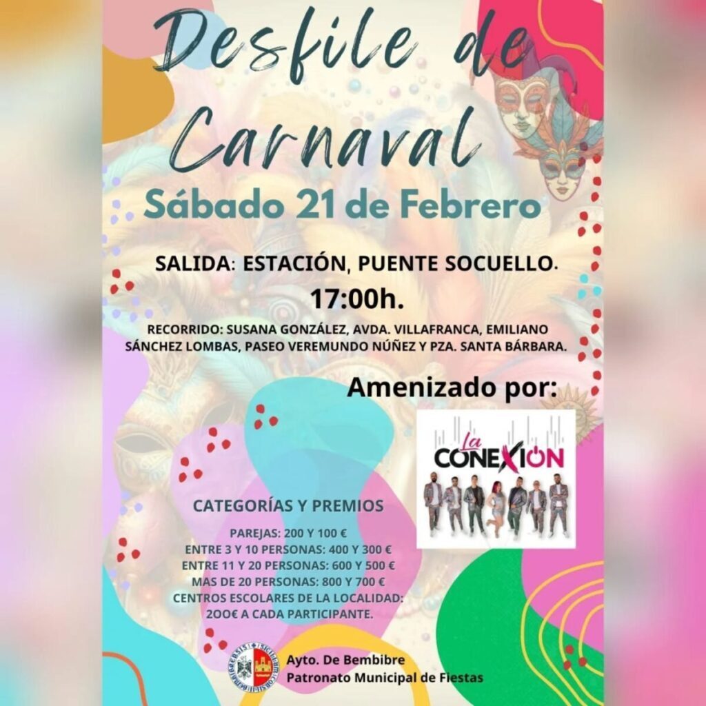 cartel carnaval de bembibre 2026