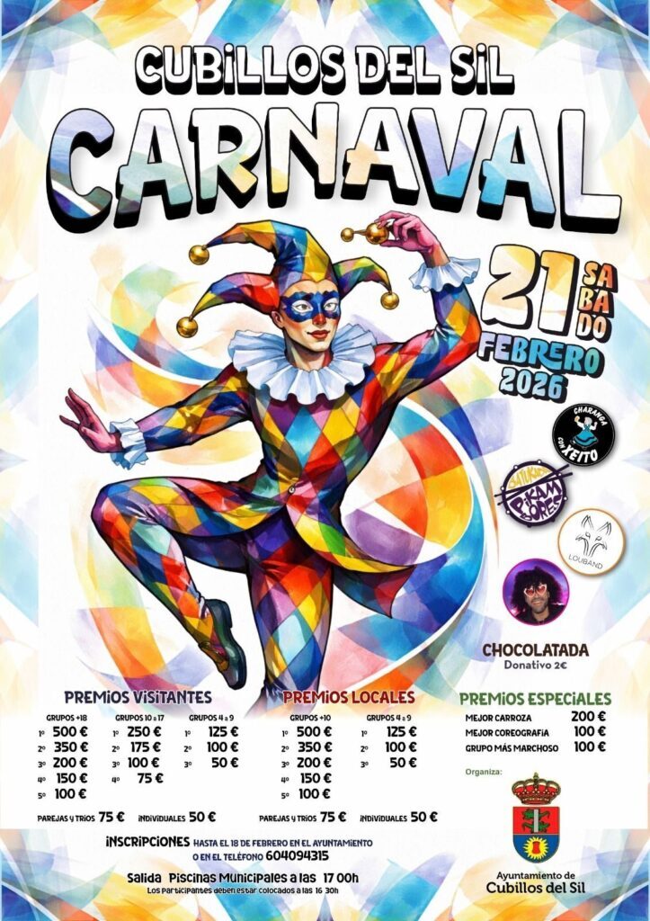 cartel carnaval en cubillos del sil 2026