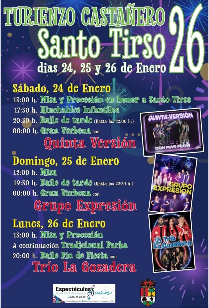 fieta de santo tirso en turienzo castañero 2026