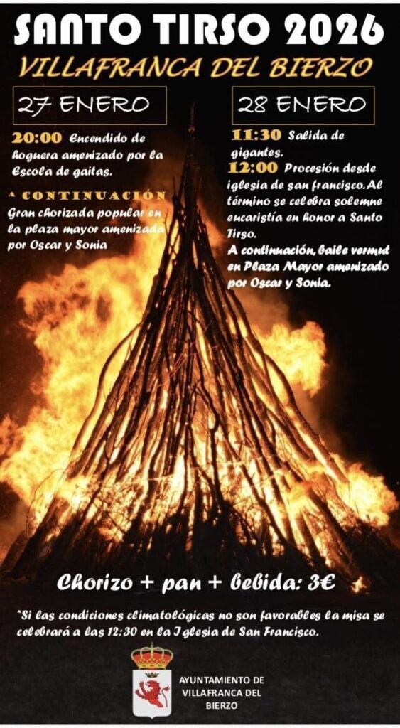 santo tirso en villafranca del bierzo