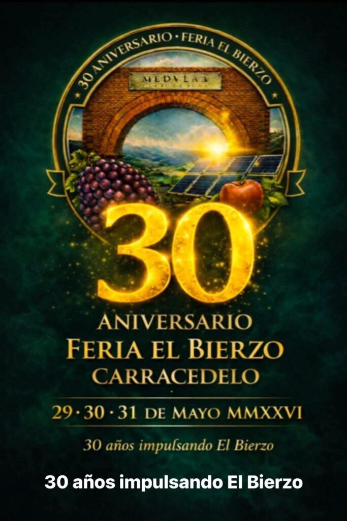 Cartel Feria El Bierzo Carracedelo 2026