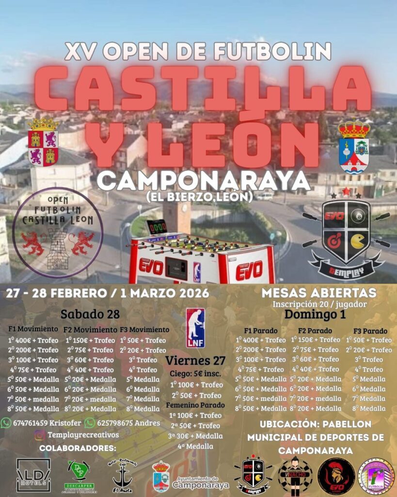 Open de Futbolín de Castilla y León 2026