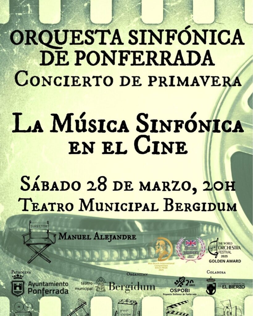 Concierto de primavera La música sinfónica en el cine