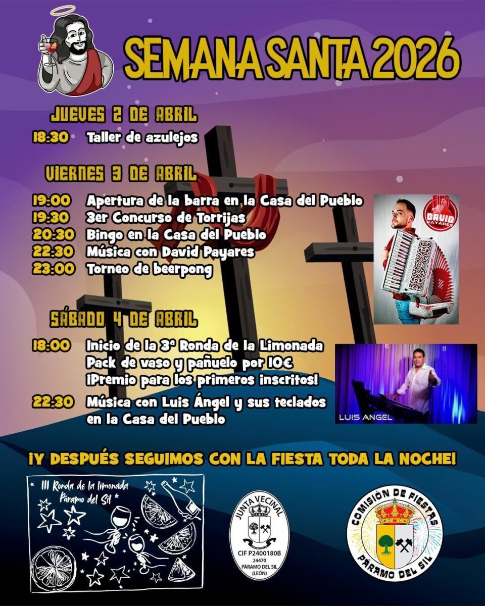 SEMANA SANTA EN PARAMO DEL SIL 2026