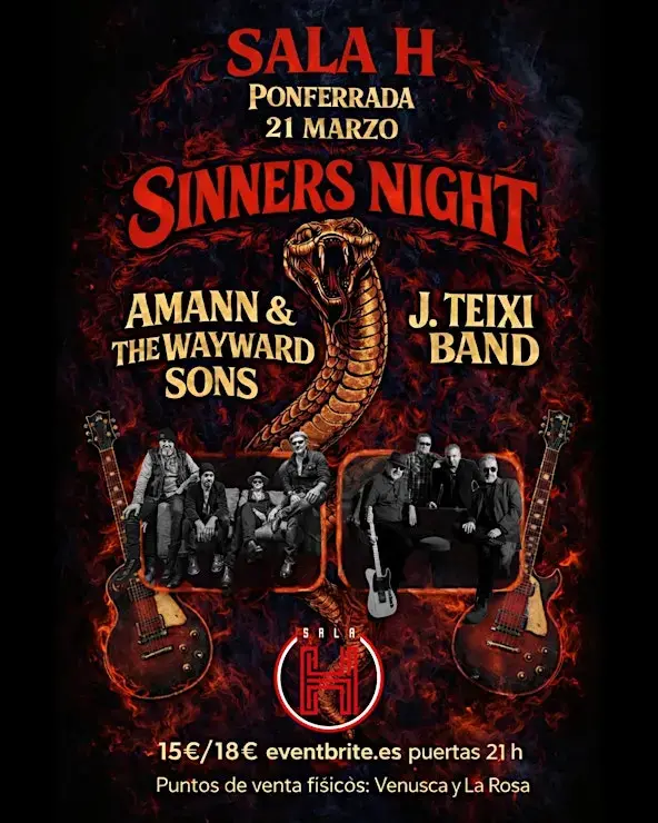 SINNERS NIGHT-SALA H Ponferrada