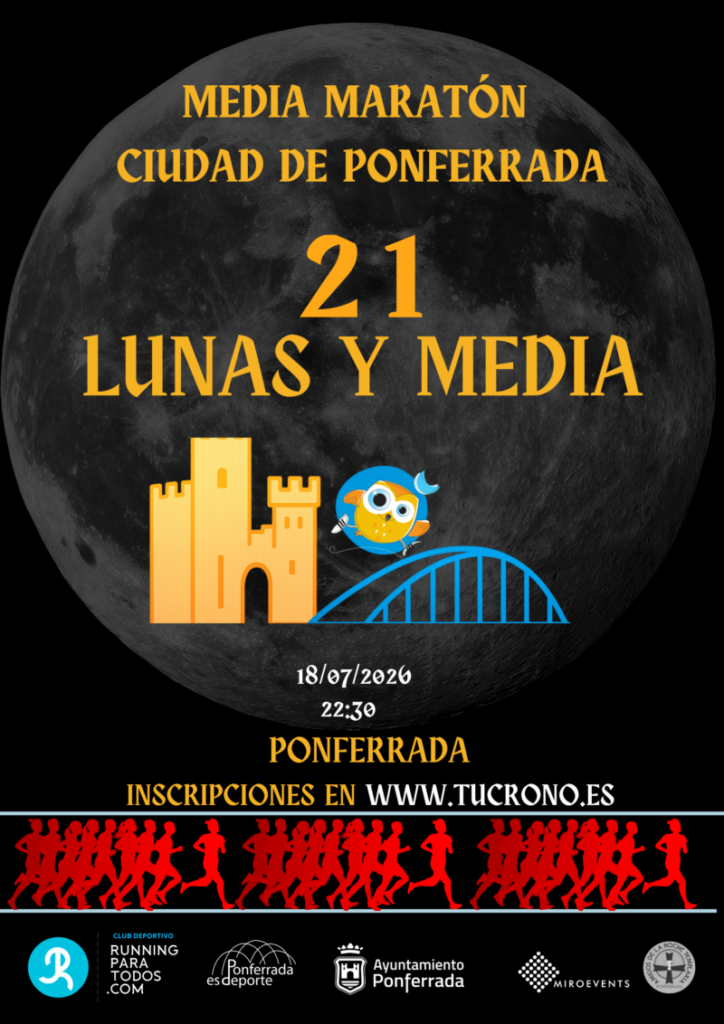 cartel Media Maratón Ponferrada 2026