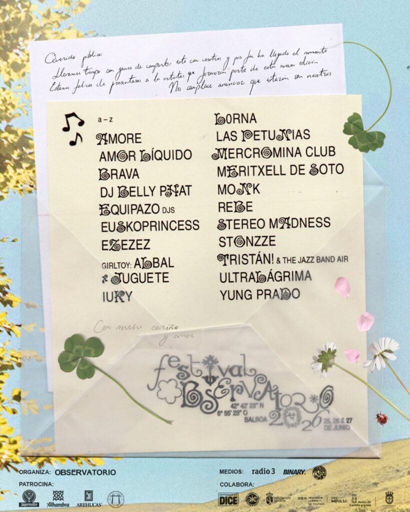 cartel Observatorio Festival 2026