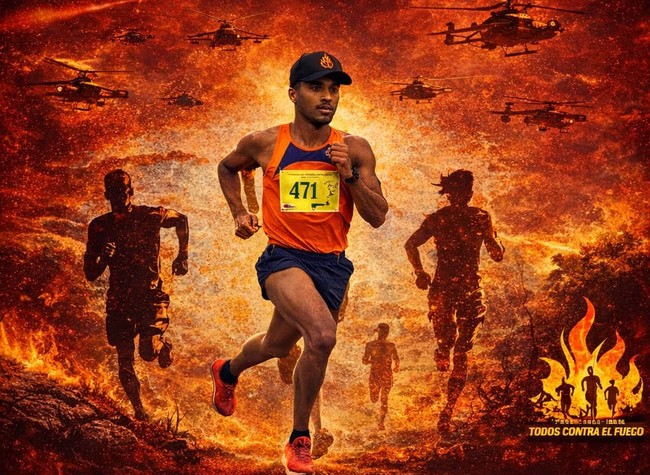 portada III CARRERA POPULAR DE CUETO TODOS CONTRA EL FUEGO