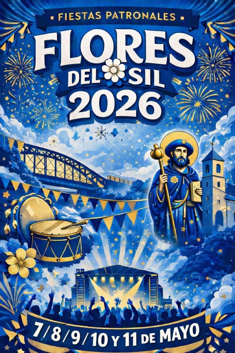 Cartel Fiestas de Flores del Sil 2026