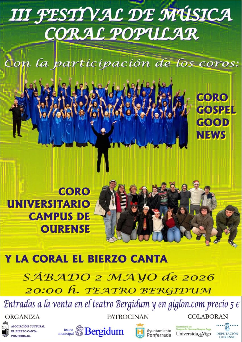 Cartel III Festival de Música Coral Popular