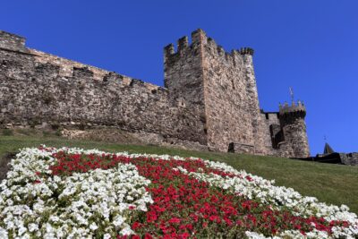 Castillo de Ponferrada en primavera