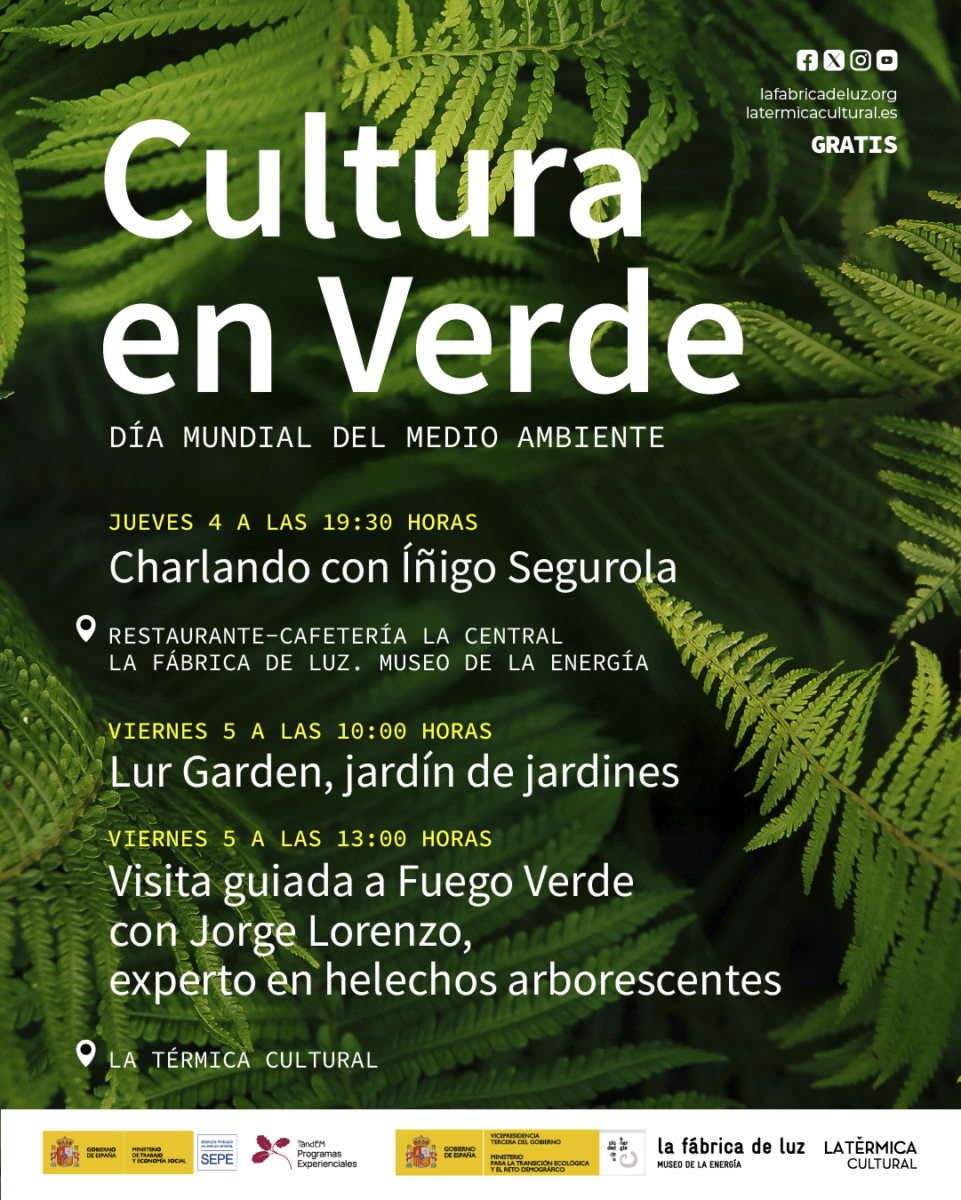 Cartel Cultura en Verde