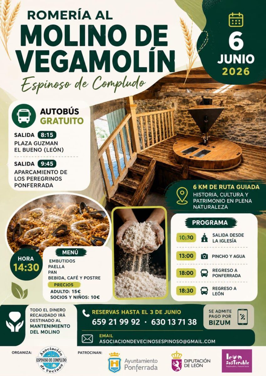 Cartel IV Romería al Molino de Vegamolín
